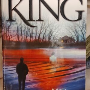 Novel with Red and Blue Cover